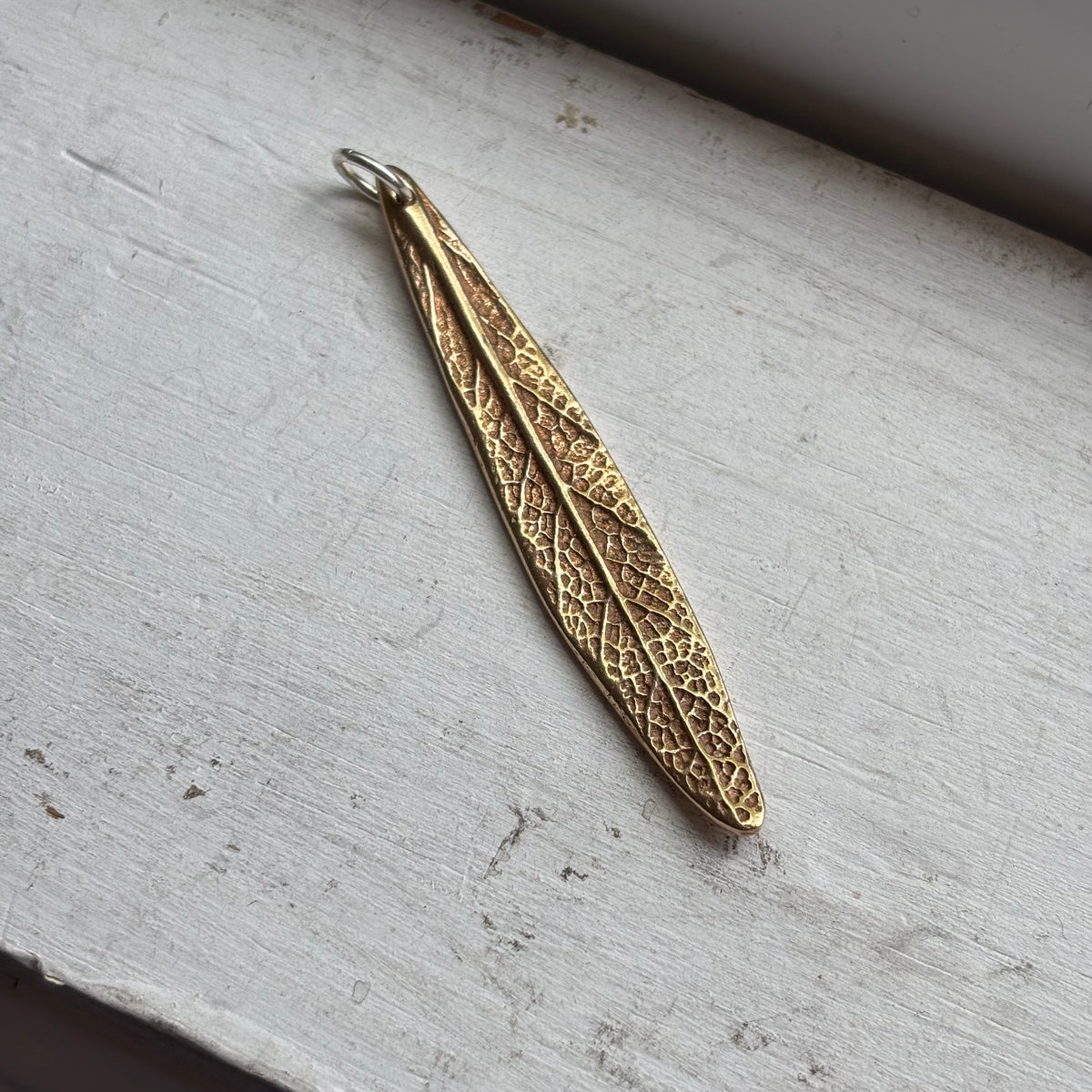CLEARANCE Bronze Leaf Charm