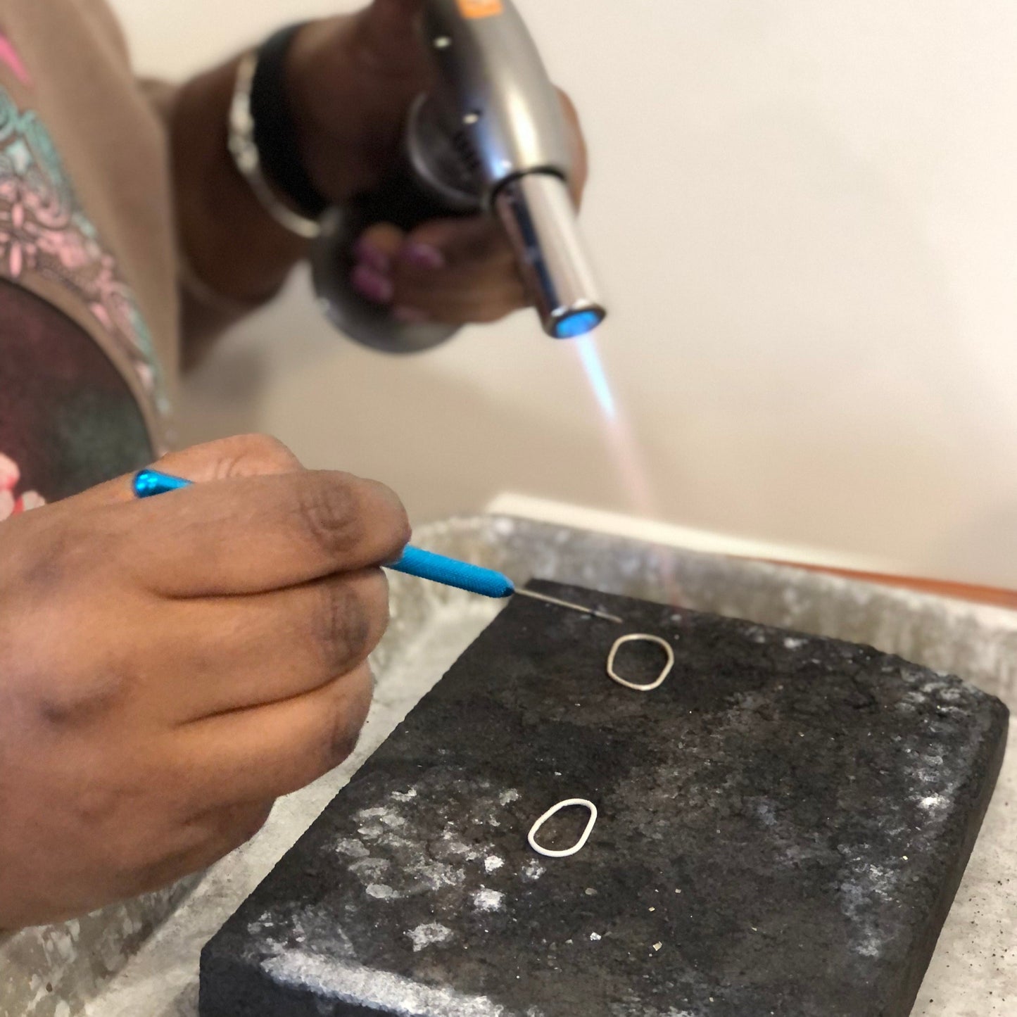 *Only 1 spot left* GOLD-FILL RING CLASS / Tues Oct 28th / 6pm-8pm / Make two 14k gold-filled stacking rings