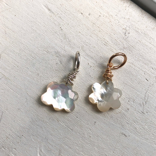 Mother of Pearl Charm - Cloud