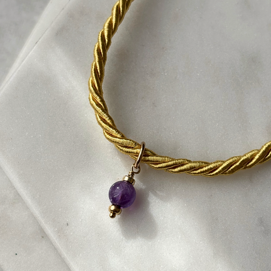 Amethyst Charm