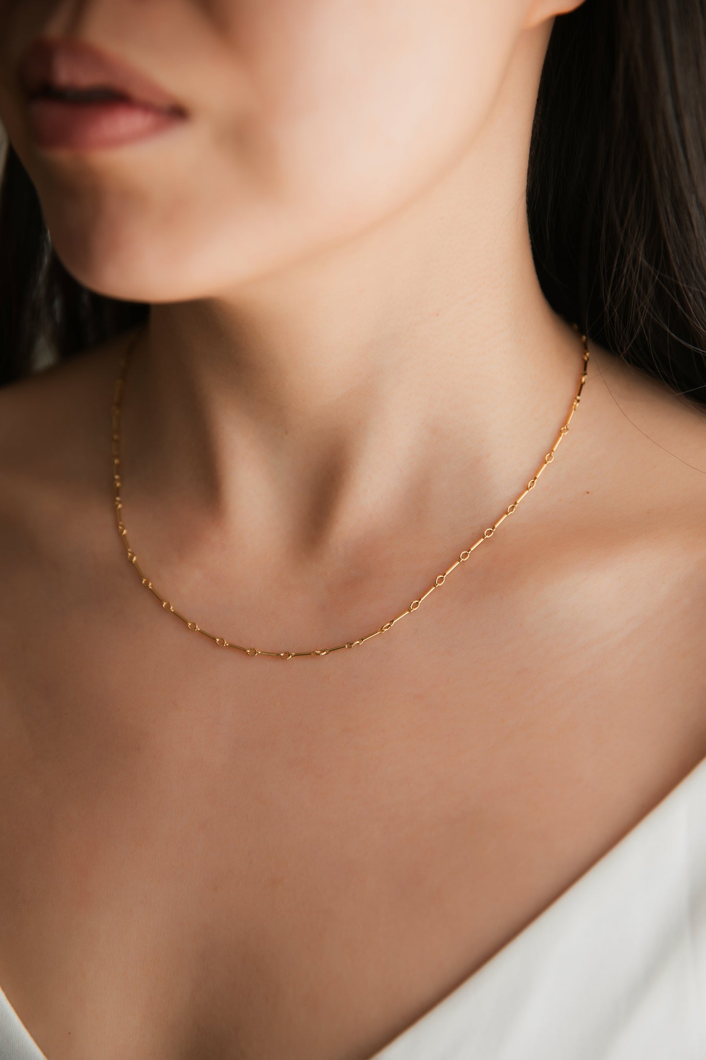 Bar Link Chain Necklace