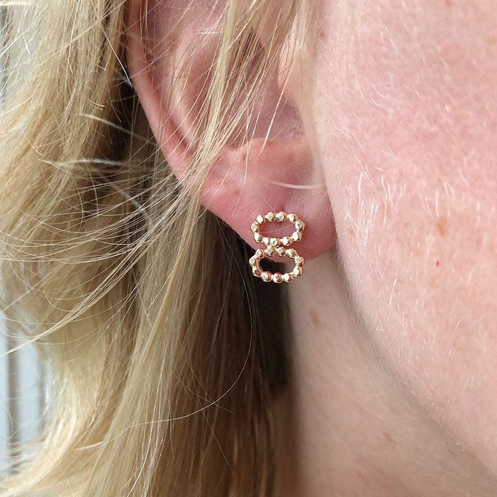 CLEARANCE Double Oval Earrings - Prism