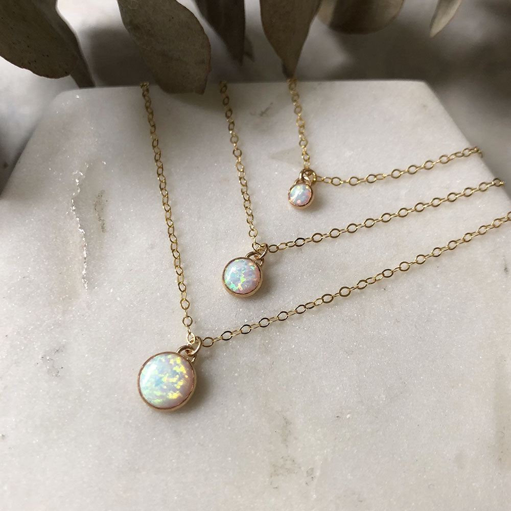 Large Opal Necklace