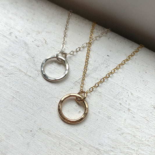 Small Open Circle Necklace