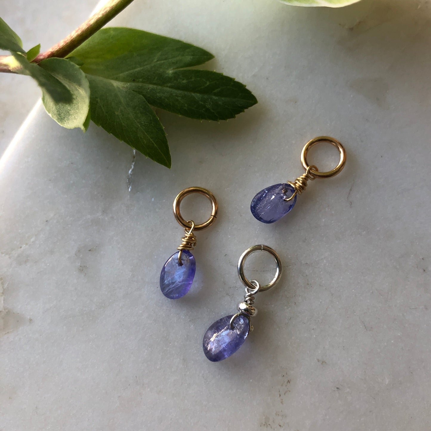 Tanzanite Nugget Charm