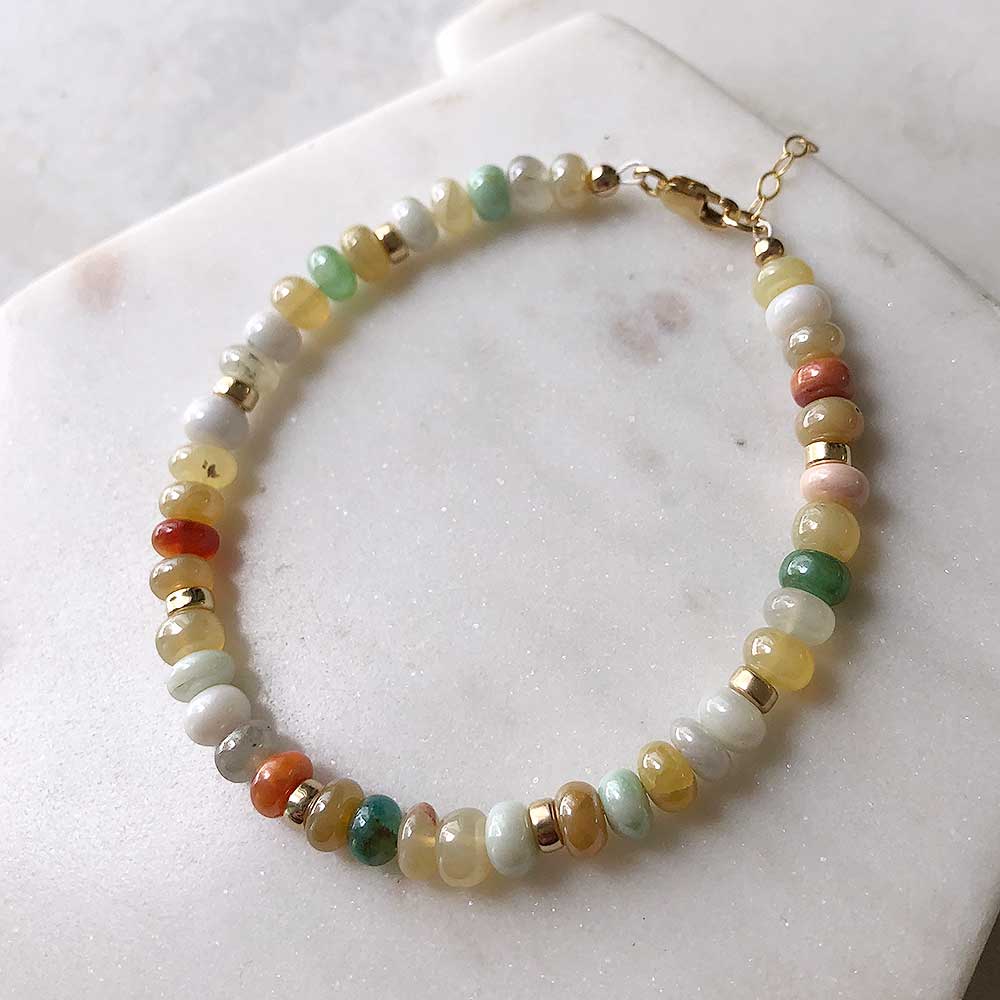 strut jewelry candy bracelet peruvian opal