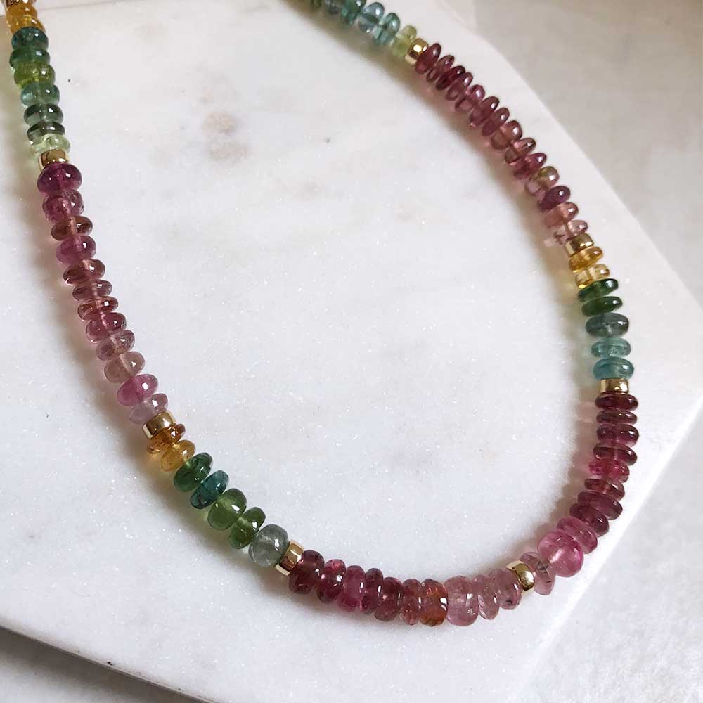 Candy Necklace - Watermelon Tourmaline
