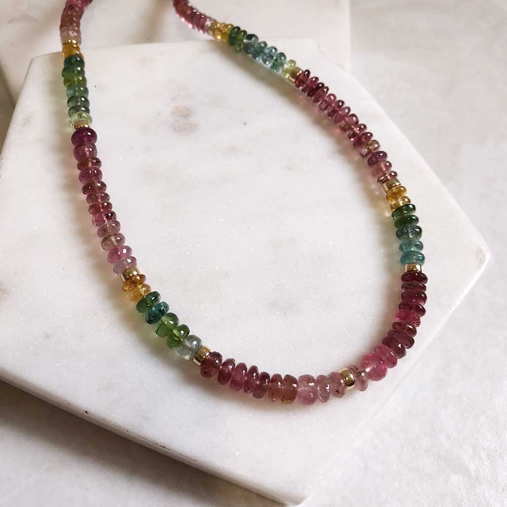 Candy Necklace - Watermelon Tourmaline