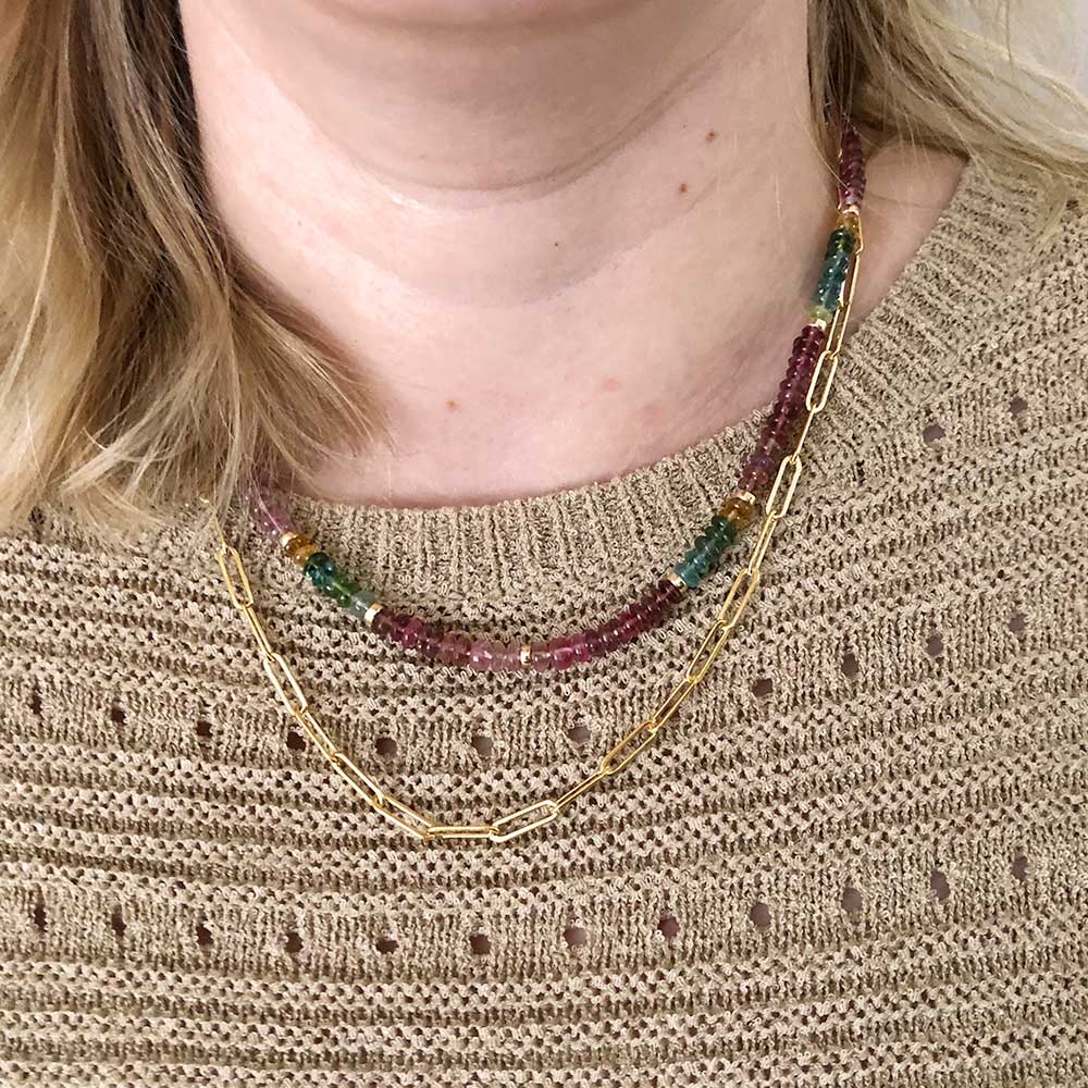 Candy Necklace - Watermelon Tourmaline