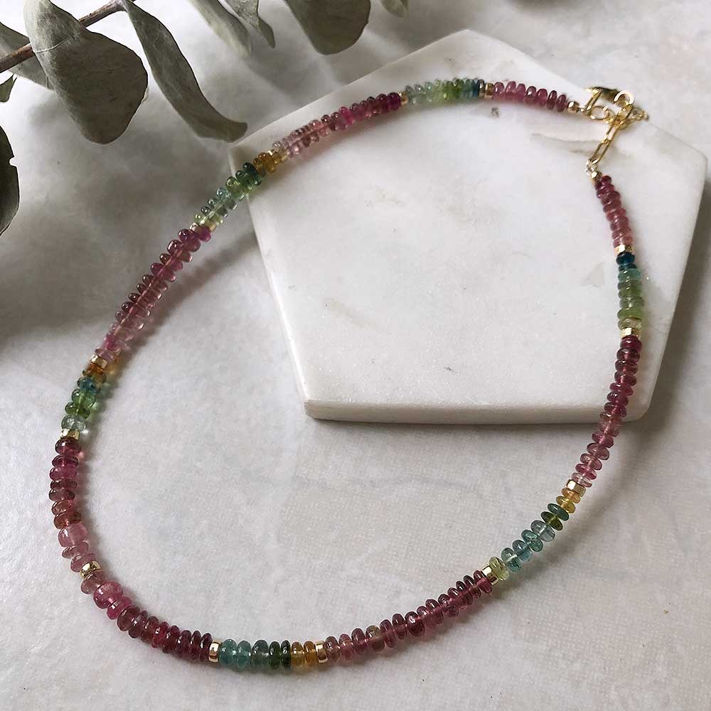 Candy Necklace - Watermelon Tourmaline