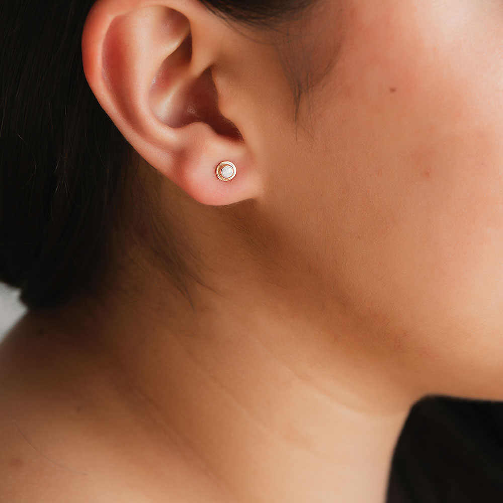 strut jewelry gemstone starlight studs 14k gold fill