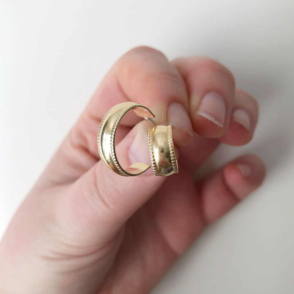 strut jewelry olivia hoops