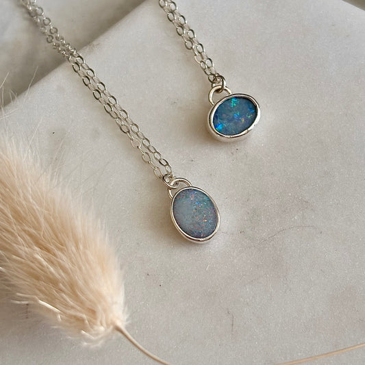 Australian Opal Necklace - Single