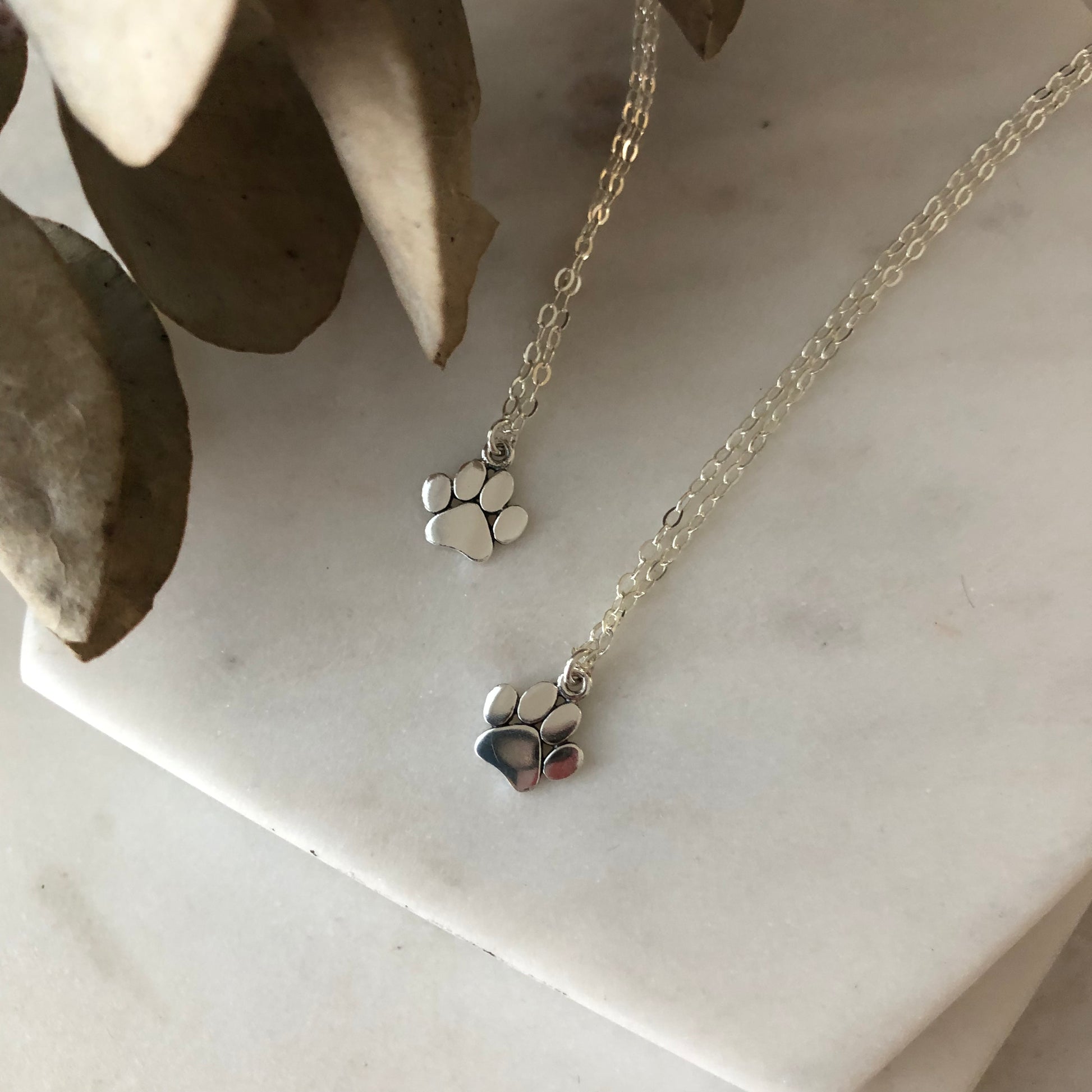 Paw print 2025 pendants silver