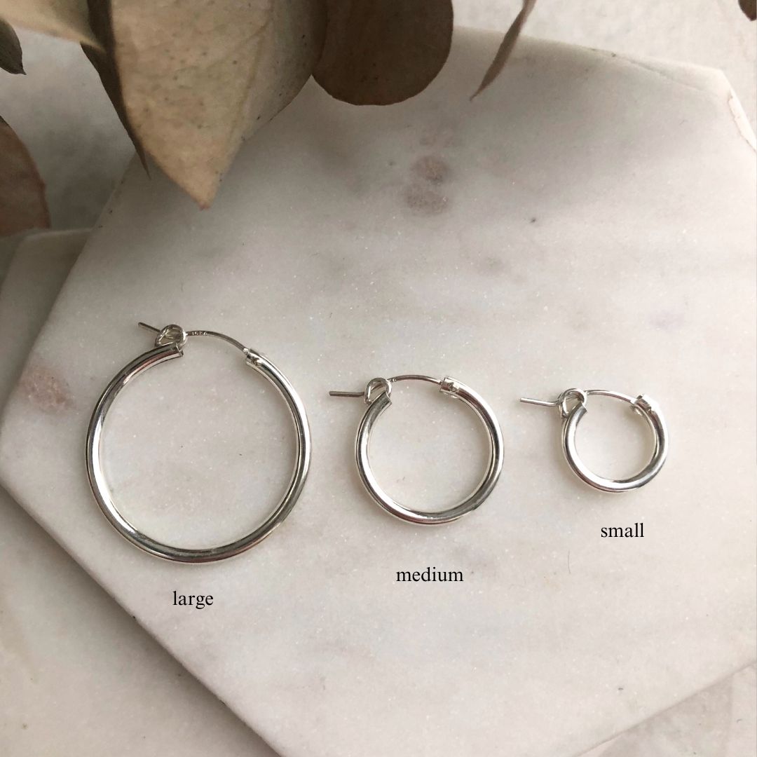 Charm Hoops - Large