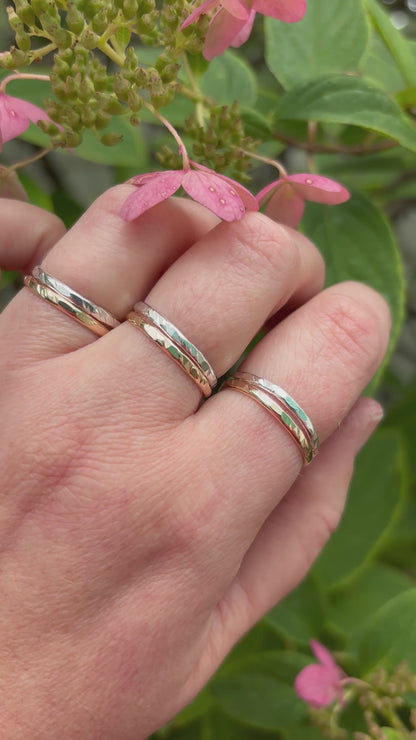 Midweight Textured Stacking Ring