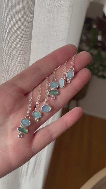 Australian Opal Necklace - Single