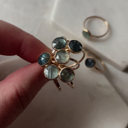 Kyanite Stacking Ring - 14k Gold-fill or Sterling Silver