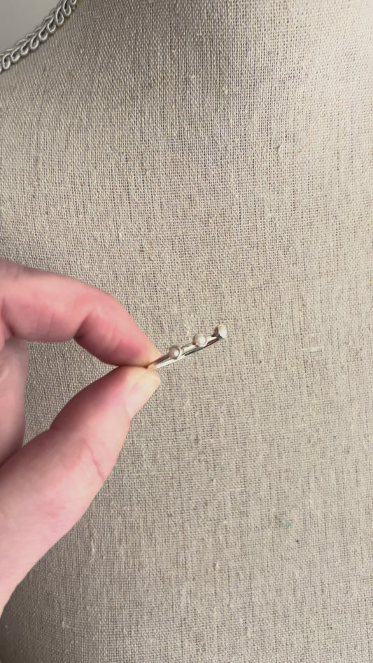 CLEARANCE - Triple Gemstone Ring - Size 13