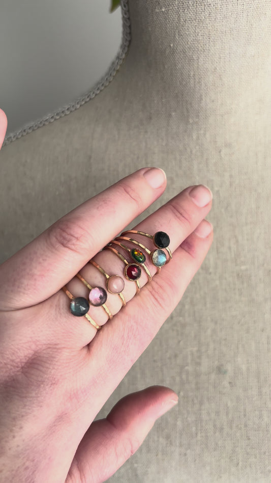 CLEARANCE - Gemstone & Band Rings - Size 9/9.5