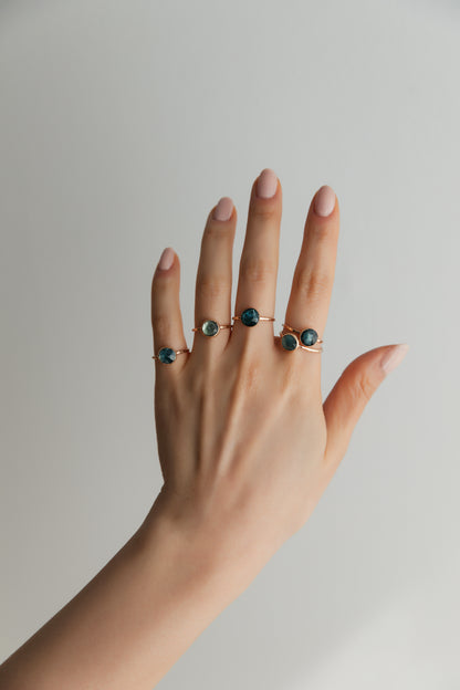 Kyanite Stacking Ring - 14k Gold-fill or Sterling Silver