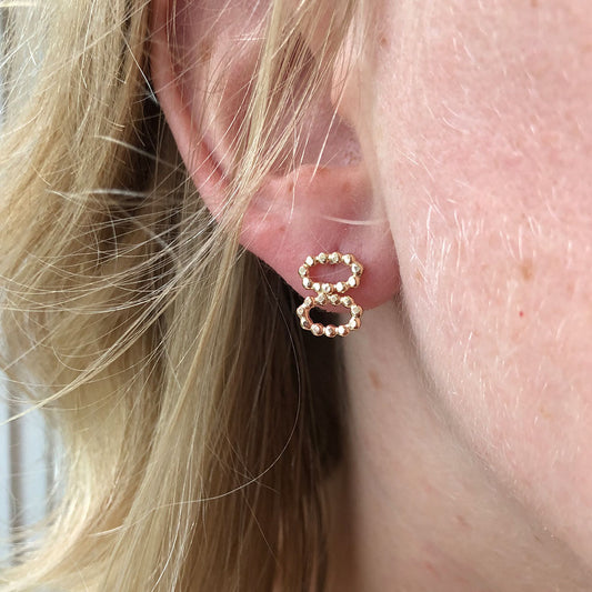 CLEARANCE Double Oval Earrings - Prism