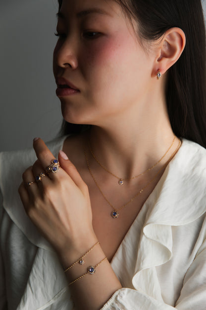 Flower Necklace - 14k Gold-Fill or Sterling Silver