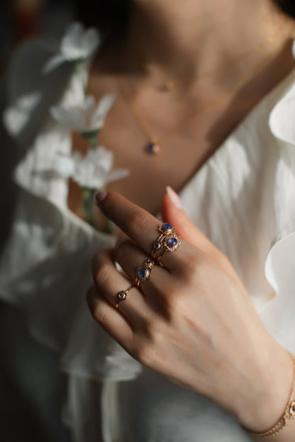 Flower Ring - 14k Gold-fill or Sterling Silver