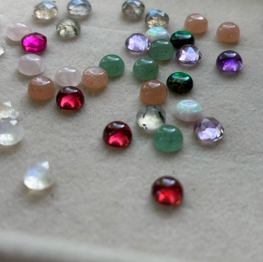 BEGINNER'S GEMSTONE RING CLASS / Sat July 11th / 2pm-4:30pm / Make a simple gemstone ring