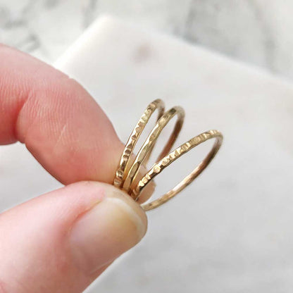 Gold-fill Stacking Ring