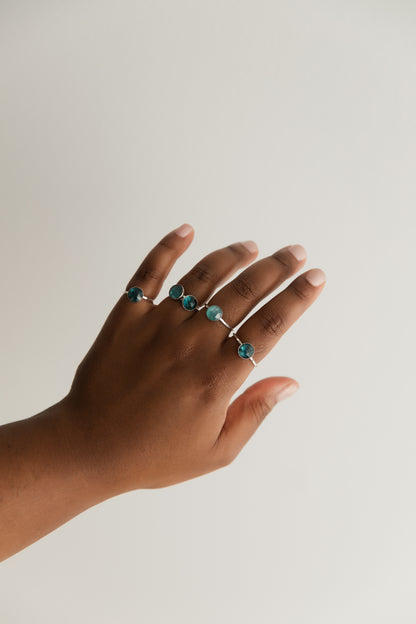 Kyanite Stacking Ring - 14k Gold-fill or Sterling Silver