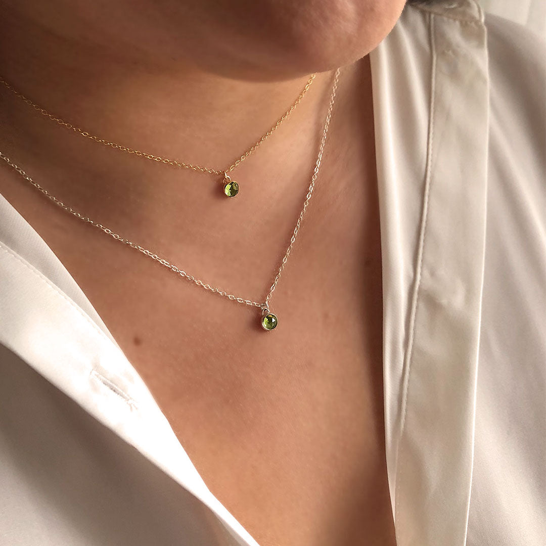 Petite Peridot Necklace