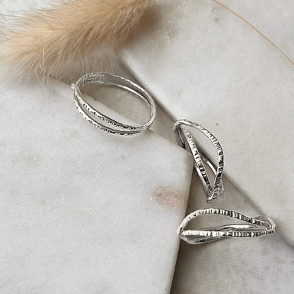 SILVER PETITE WANDERER RING CLASS / Wed January 27th / 6pm-8pm / Make a petite silver wanderer ring