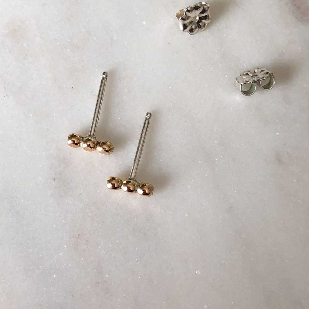 Prism Bar Stud Earrings