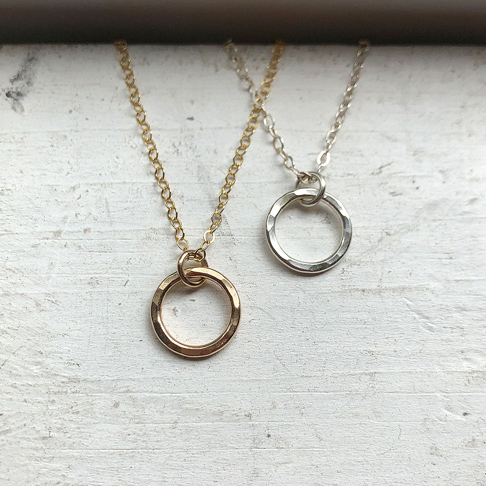 Small Open Circle Necklace