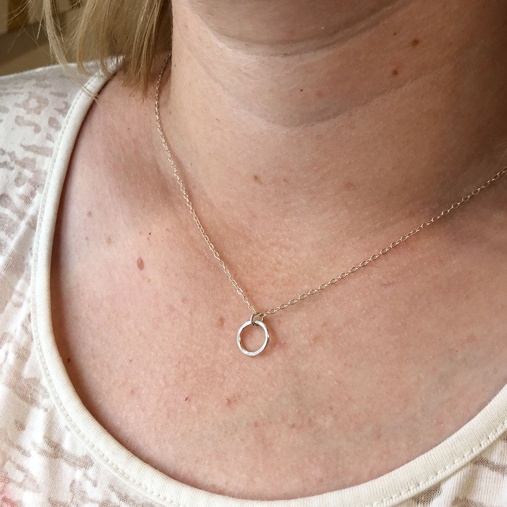 Small Open Circle Necklace