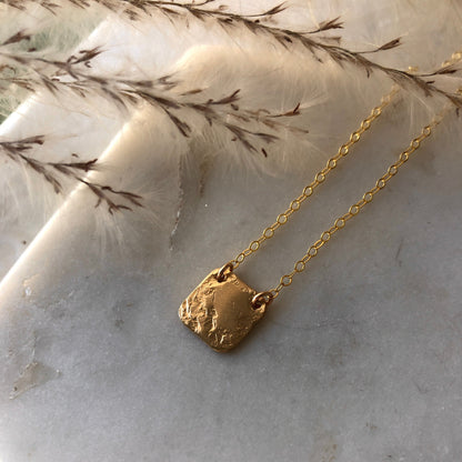 Square Pendant Necklace