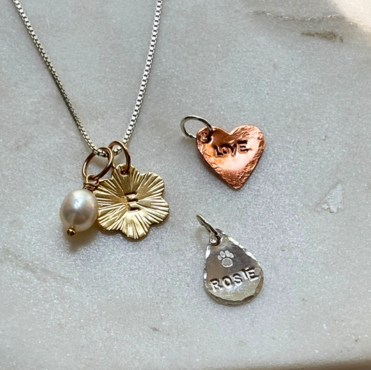 STAMPED PENDANT CLASS / Thursday Oct 8th / 6pm-8pm / Make a custom stamped pendant