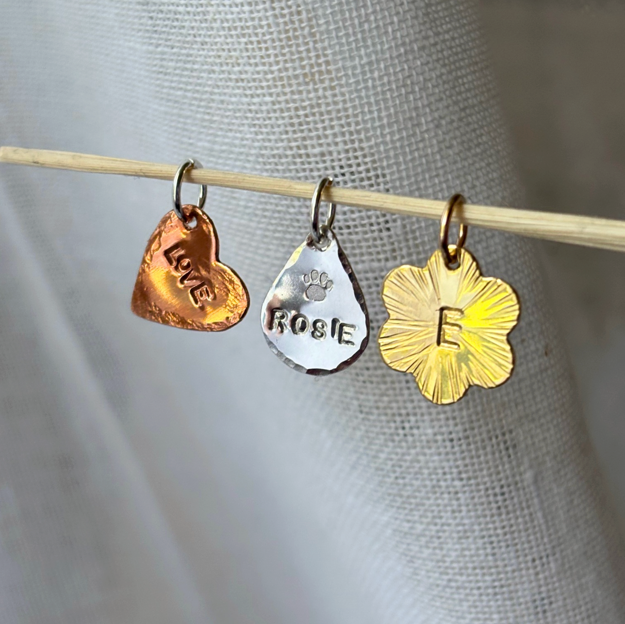 STAMPED PENDANT CLASS / Thursday Oct 8th / 6pm-8pm / Make a custom stamped pendant