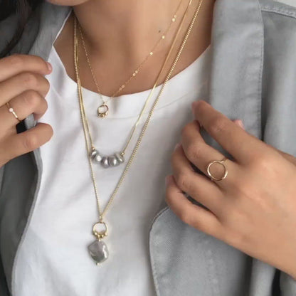 strut jewelry comfort beaded circle pendant necklace