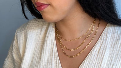 Connection Chain Necklace - Small Flat Link