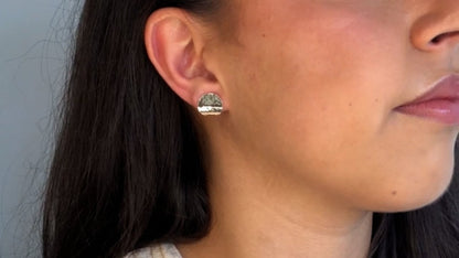 Hammered Ear Cuff Earrings