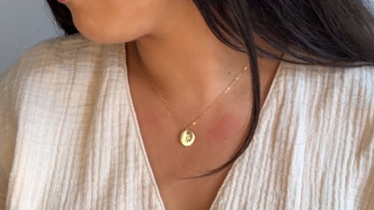 XO Pendant Necklace - 14K Gold-fill / Sterling Silver