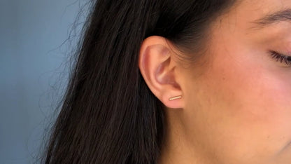 strut jewelry stick studs 14k gold fill