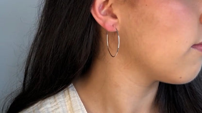 Hammered Hoops - Round