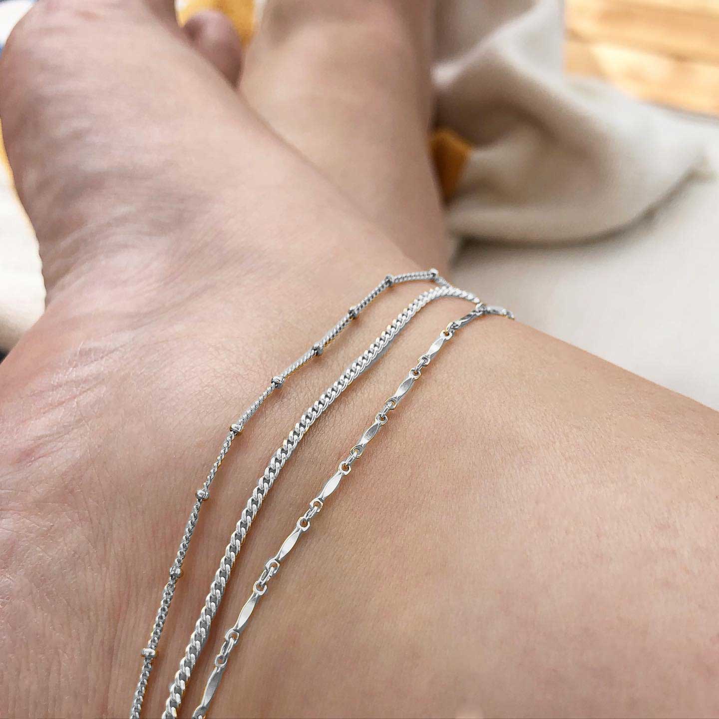 strut jewelry sterling silver anklet