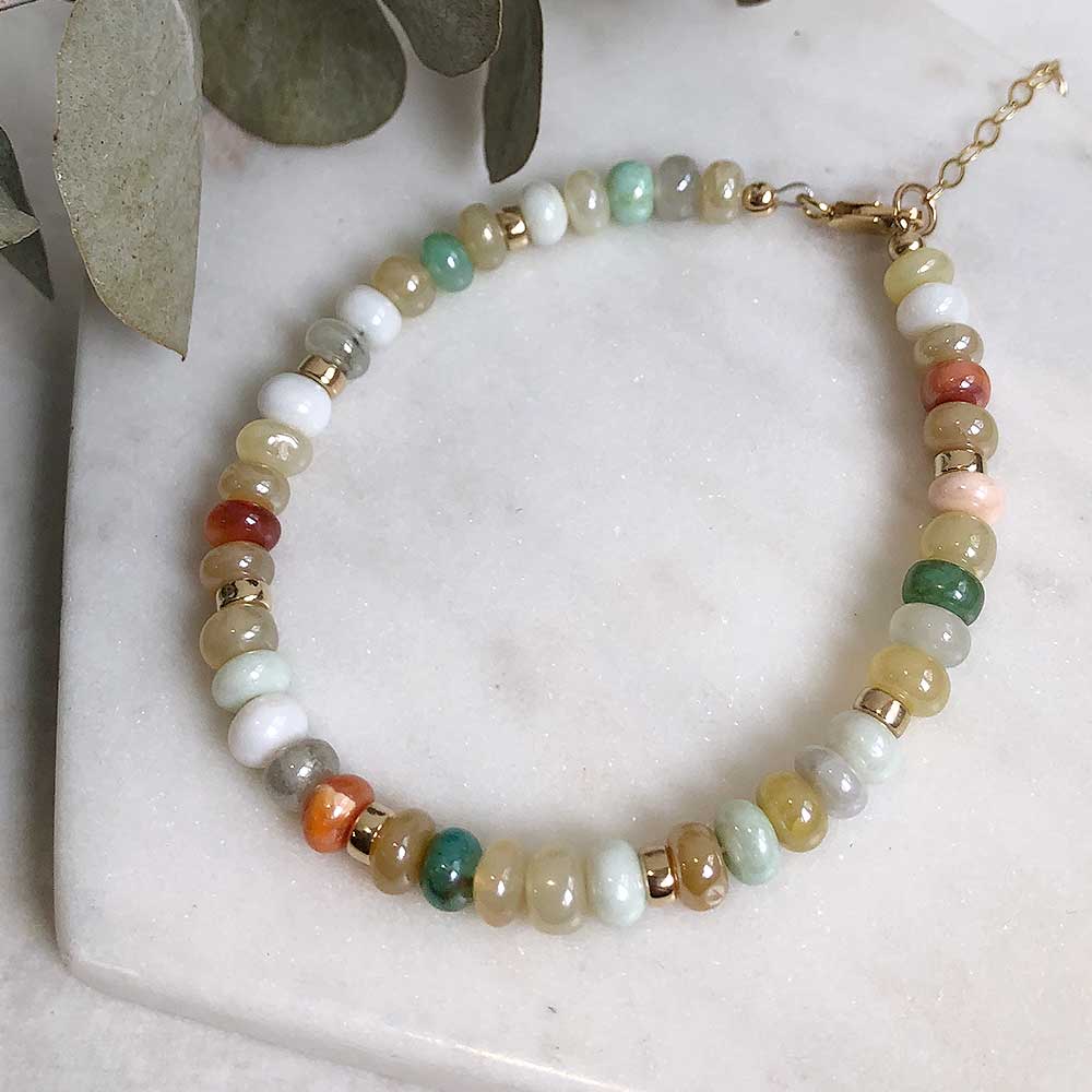 strut jewelry candy bracelet peruvian opal