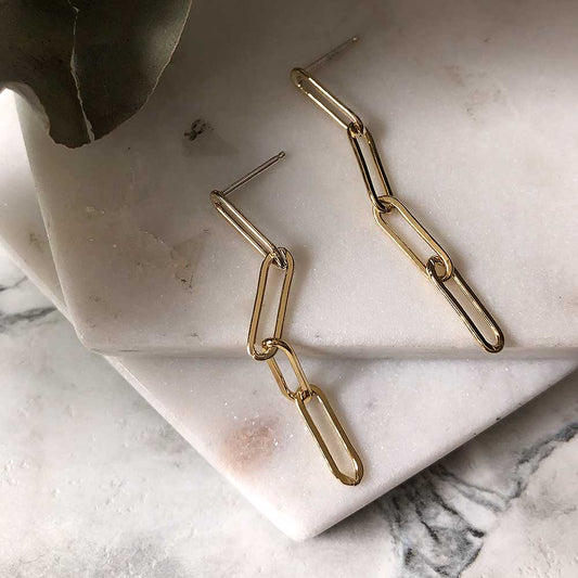 CLEARANCE Chain Stud Earrings