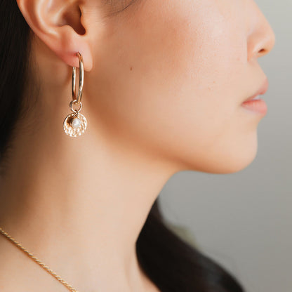 strut jewelry charm hoops large 14k gold fill