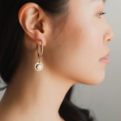 strut jewelry charm hoops large 14k gold fill